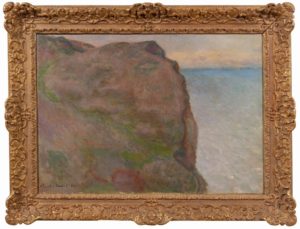 "La Falaise du Petit Ailly à Varegenville" di Monet in mostra a Parma