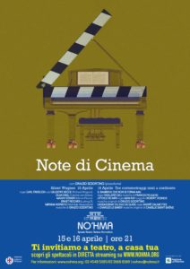 "Note di cinema" è il nuovo appuntamento proposto dal Teatro No'hma