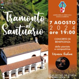 Veronica Rudian live in occasione del concerto benefico “Tramonto al Santuario”