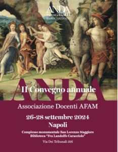 L'Associazione Docenti AFAM si dà appuntamento a Napoli per il II Congresso Nazionale