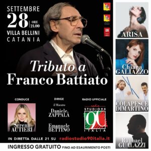 La Sicilia omaggia il “suo” maestro, a Catania una serata di musica in memoria di Franco Battiato