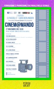 Per Chi Crea, si conclude il progetto “Cinem@mando” promosso dall’Istituto Pascoli 2 Caro Berlingieri